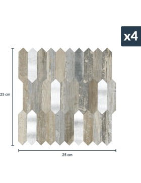 copy of Crédence adhésive 3D Travertin cuivre – 4 panneaux 25 x 25 cm, épaisseur 4 mm – douceur d’intérieur