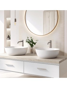 Crédence adhésive 3D Boiseo blanc effet bois – 4 panneaux 25 x 25 cm – douceur d’intérieur