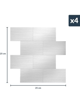 copy of Crédence adhésive 3D Travertin cuivre – 4 panneaux 25 x 25 cm, épaisseur 4 mm – douceur d’intérieur