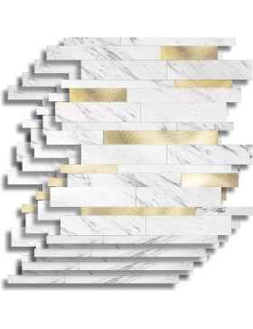 copy of Crédence adhésive 3D Travertin cuivre – 4 panneaux 25 x 25 cm, épaisseur 4 mm – douceur d’intérieur