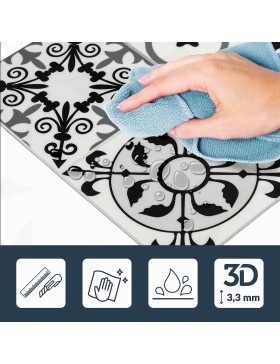 copy of Crédence adhésive 3D Travertin cuivre – 4 panneaux 25 x 25 cm, épaisseur 4 mm – douceur d’intérieur
