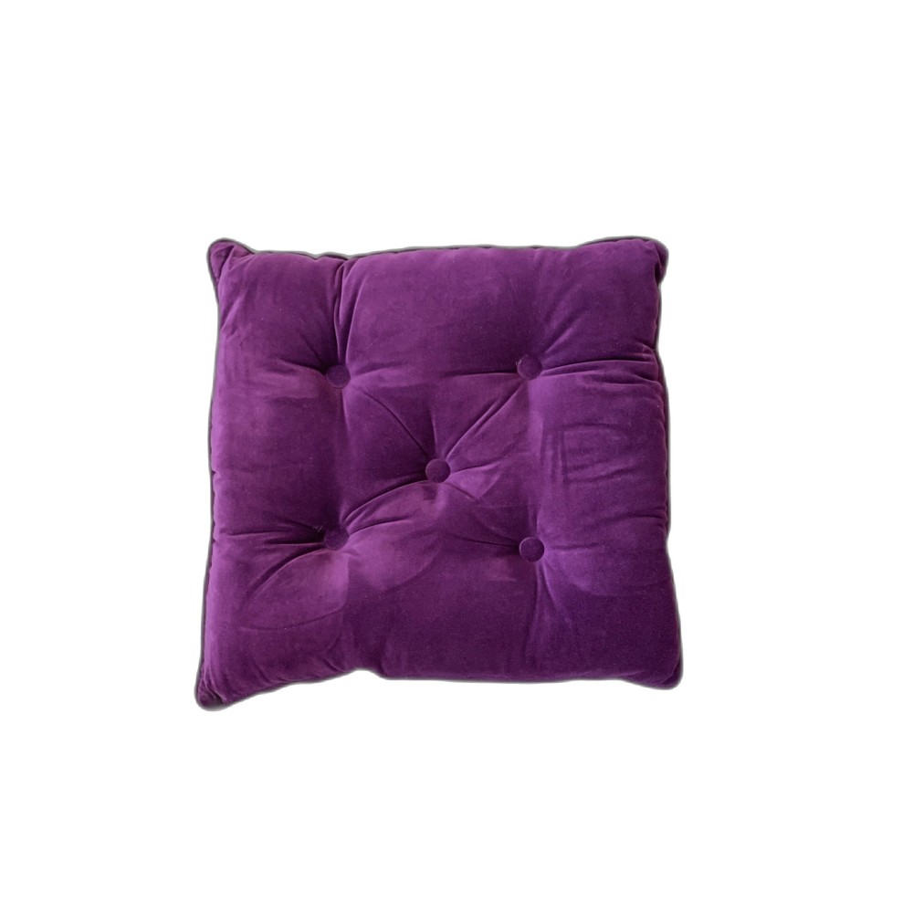 Cojín decorativo de terciopelo