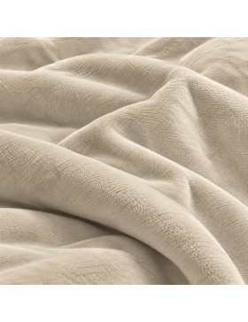 Parure de lit flanelle Flanou 240 x 220 cm – Polyester - 3 pièces, fermeture boutons – douceur d’intérieur