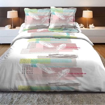 Parure de lit 3 pièces 220 x 240 cm Plumatis