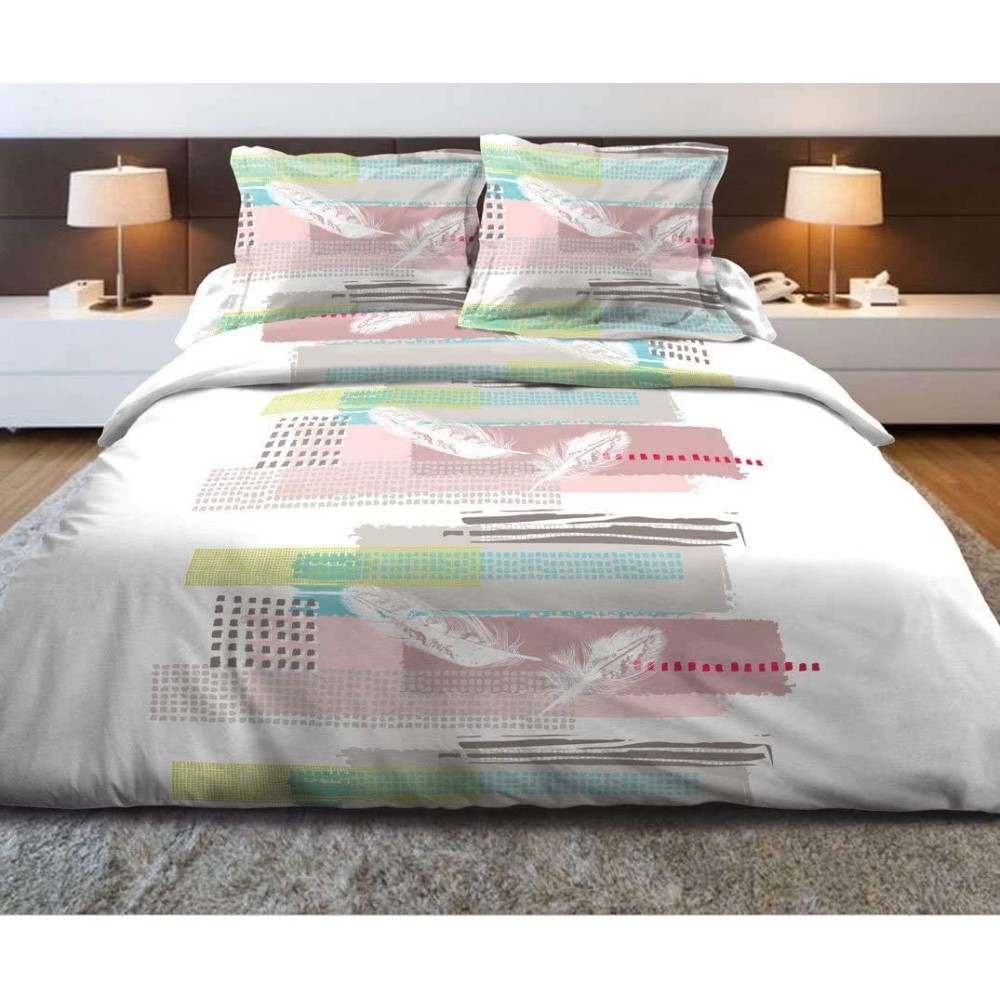 Parure de lit 3 pièces 220 x 240 cm Plumatis