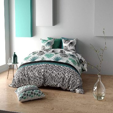 Parure de lit 3 pièces 220 x 240 cm Chic Végétal